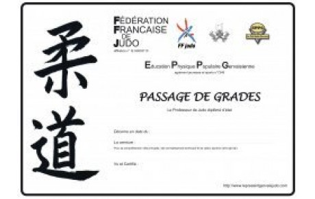 Passage de grades pour + de 100 judoka